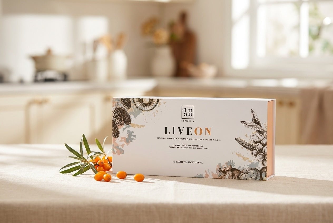 LiveOn box with sea buckthorn